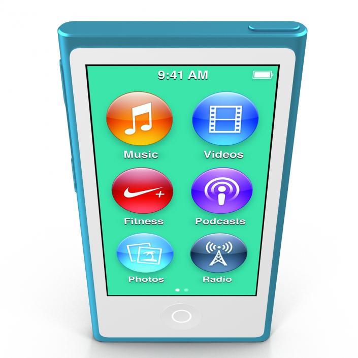 iPod Nano Blue 3D model