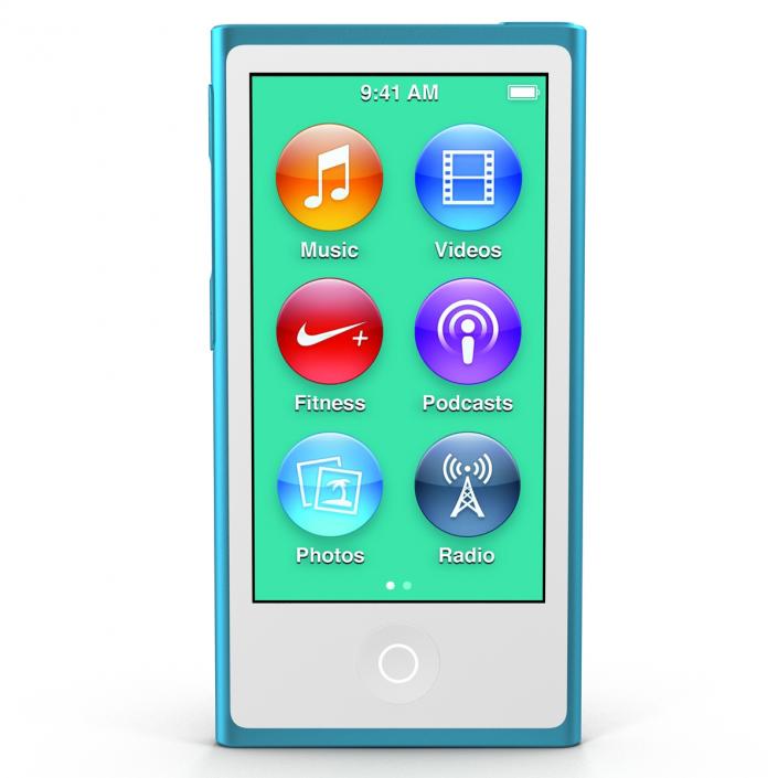 iPod Nano Blue 3D model