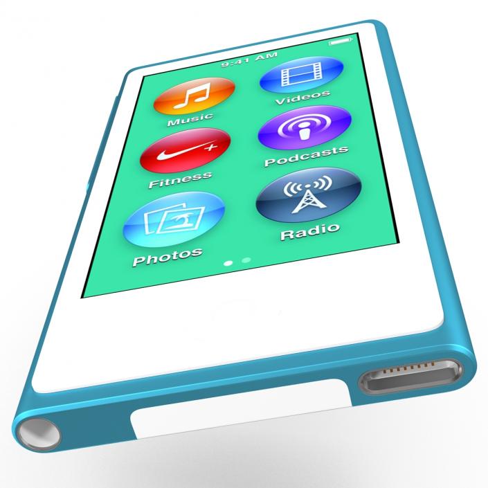 iPod Nano Blue 3D model