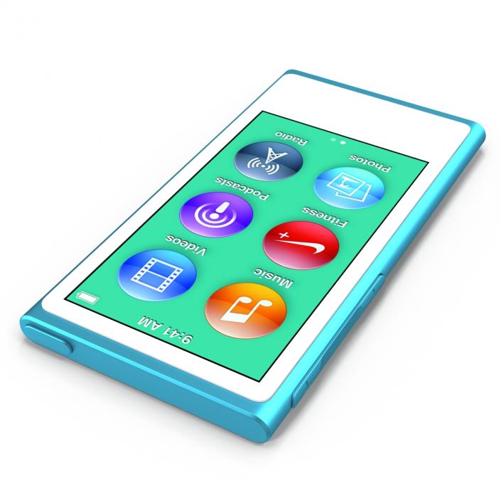 iPod Nano Blue 3D model