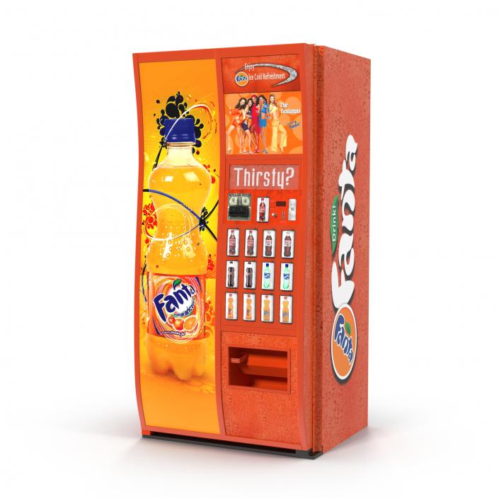 3D Fanta Vending Machine