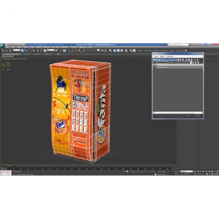 3D Fanta Vending Machine