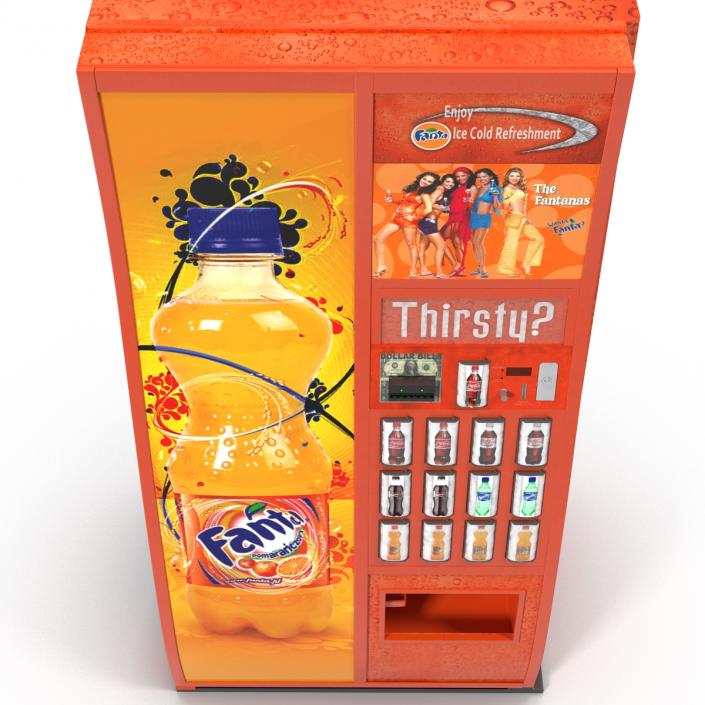 3D Fanta Vending Machine