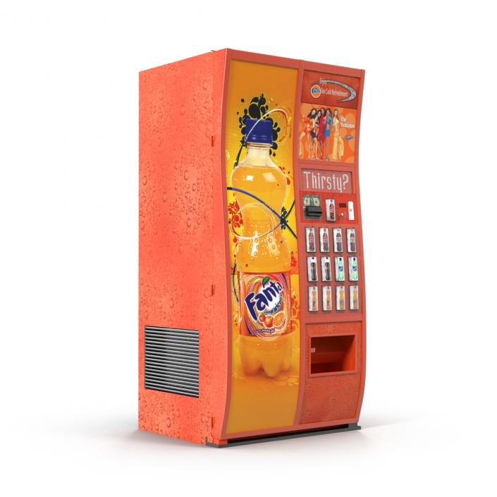 3D Fanta Vending Machine