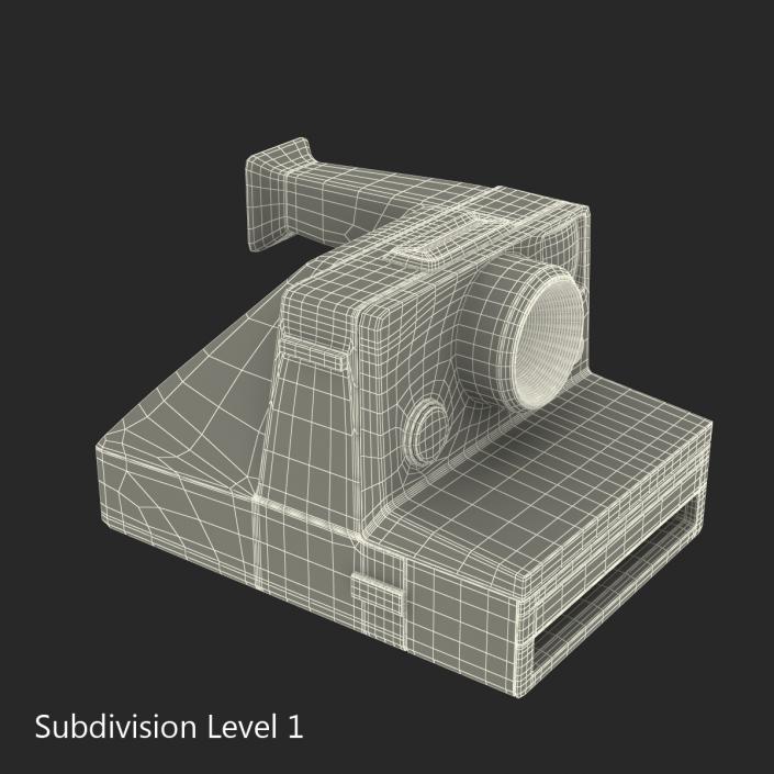 3D model Polaroid Film Camera