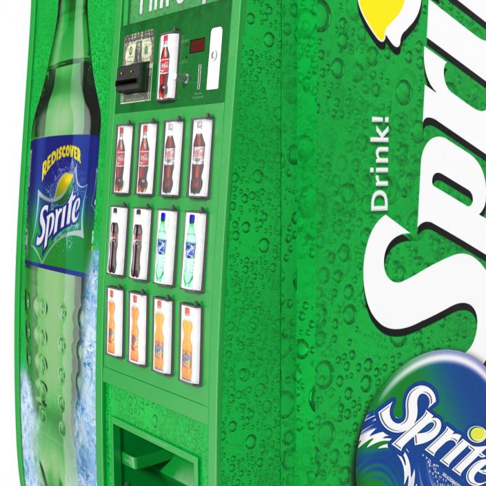 Sprite Vending Machine 3D