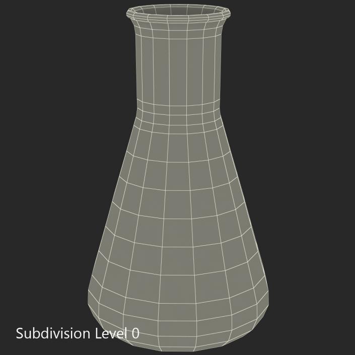 50 ml Erlenmeyer Flask 3D