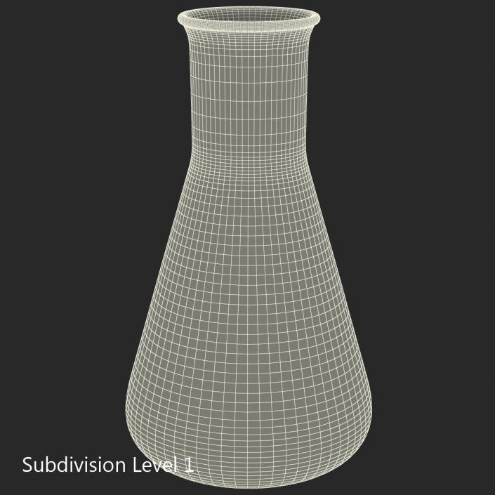 50 ml Erlenmeyer Flask 3D