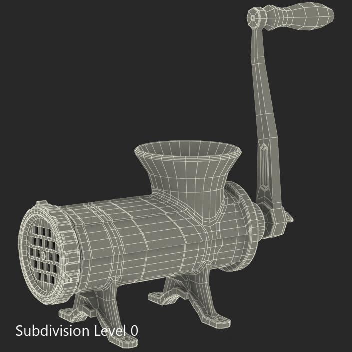 Manual Meat Grinder 3D model