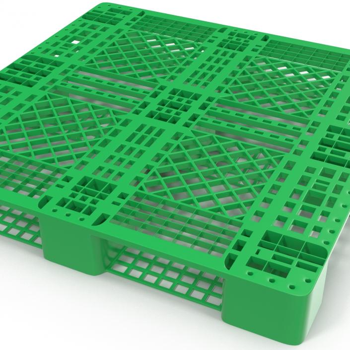 3D model Plastic Pallet Green