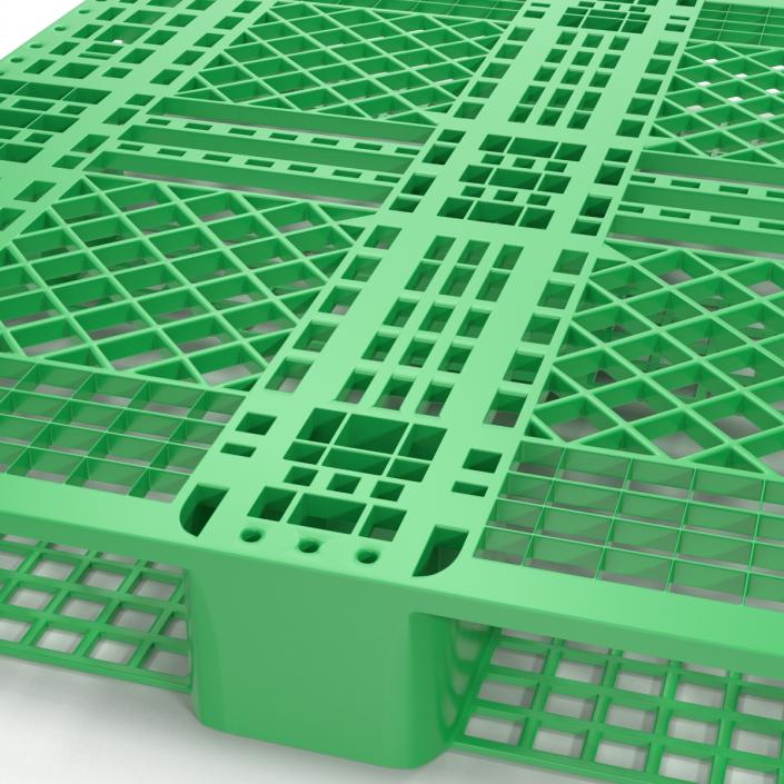 3D model Plastic Pallet Green