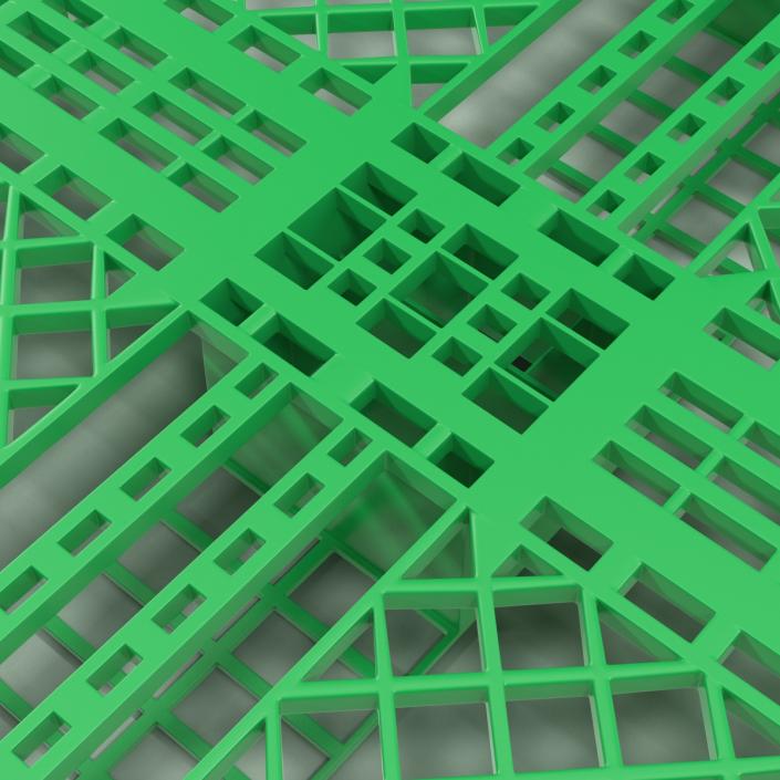 3D model Plastic Pallet Green