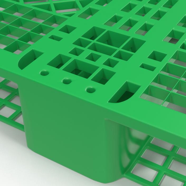 3D model Plastic Pallet Green