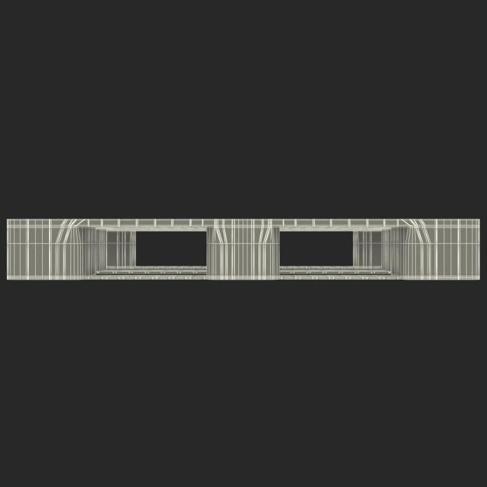 3D model Plastic Pallet Green