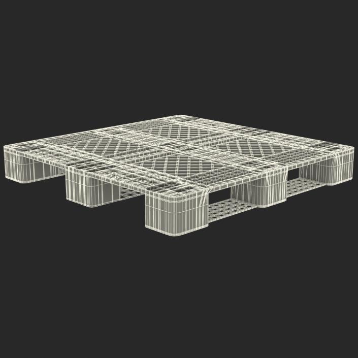 3D model Plastic Pallet Green