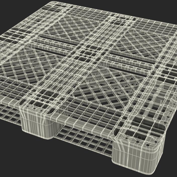 3D model Plastic Pallet Green