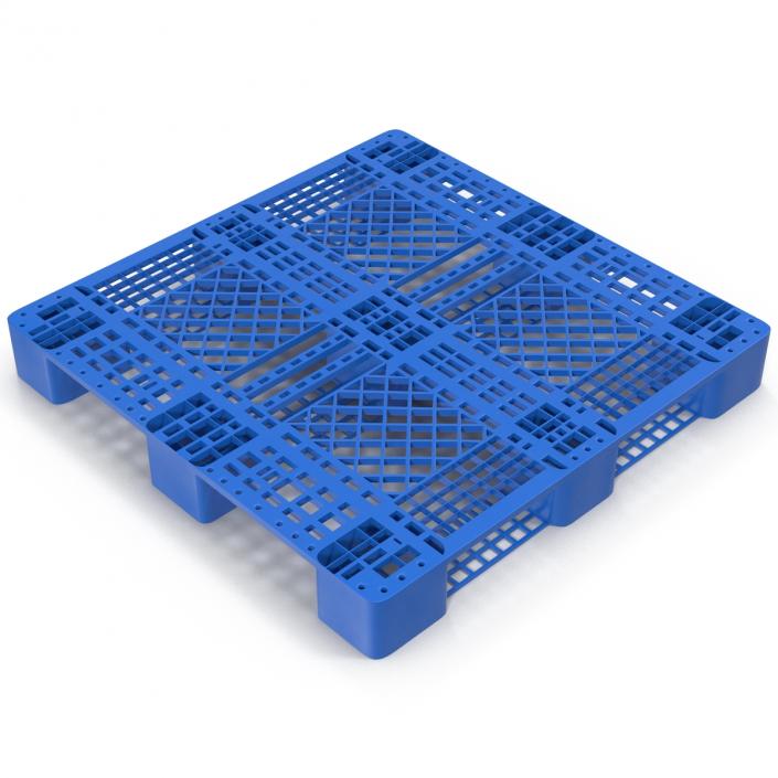 Plastic Pallet Blue 3D model