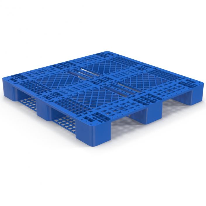 Plastic Pallet Blue 3D model