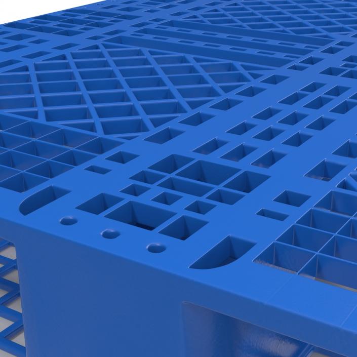 Plastic Pallet Blue 3D model