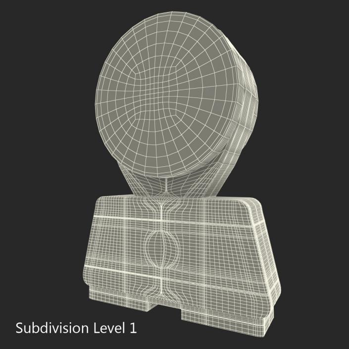 3D model Warning Light 2