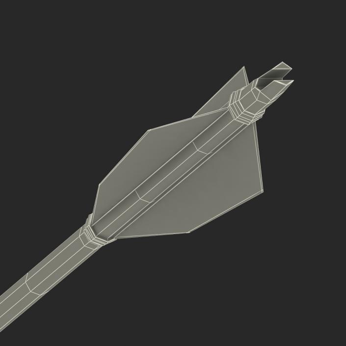 Bow Arrows Set 3D model