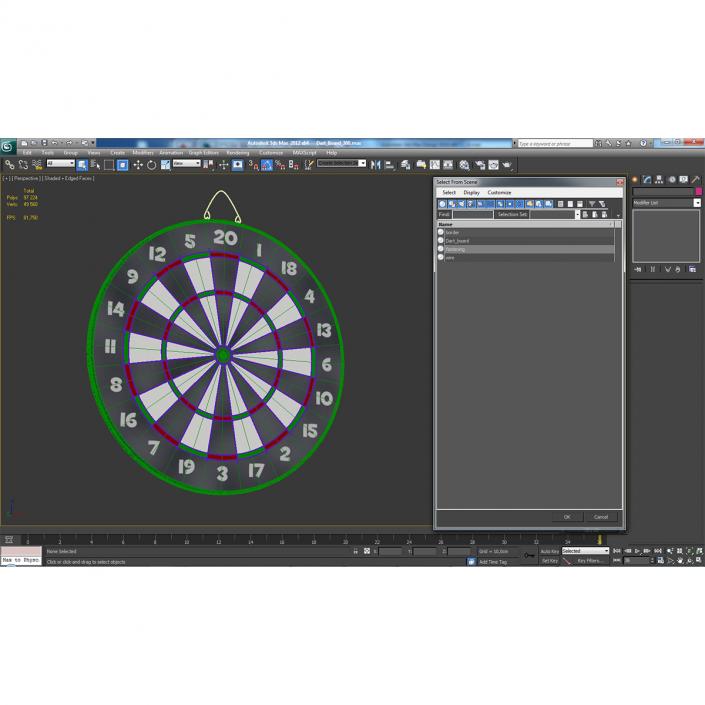 3D model Dart Board