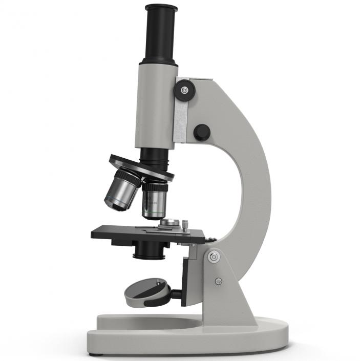 3D Medical Microscope model