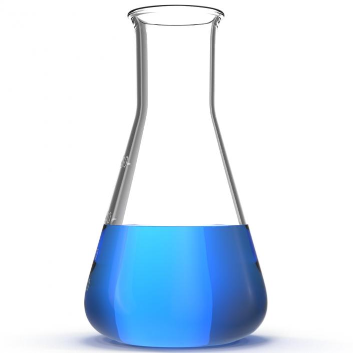 50 ml Erlenmeyer Flask 3D