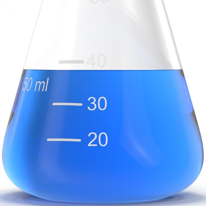 50 ml Erlenmeyer Flask 3D