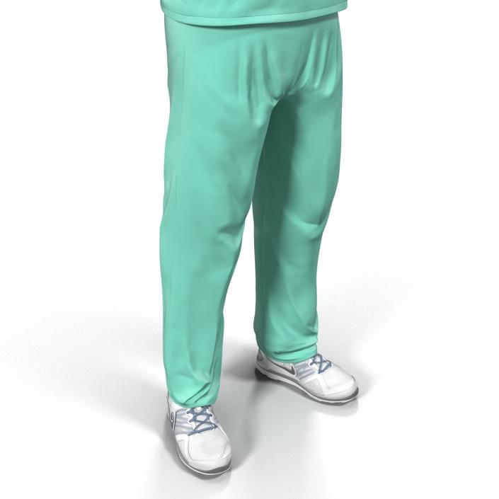 Male Surgeon Caucasian Rigged 3D model