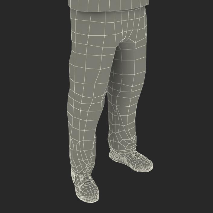 Male Surgeon Caucasian Rigged 3D model