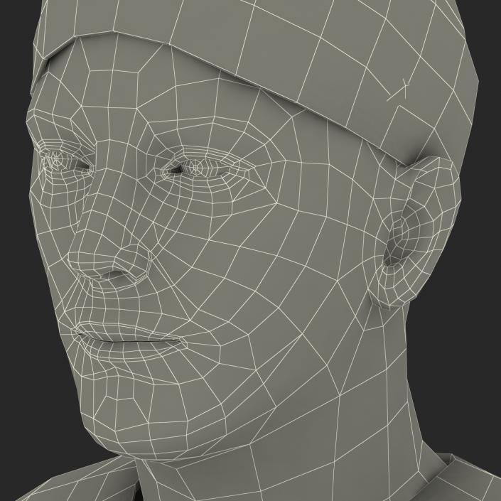 3D Male Surgeon Caucasian Rigged 2