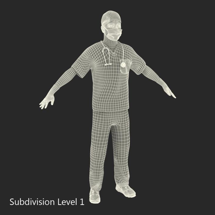 Male Surgeon 3D