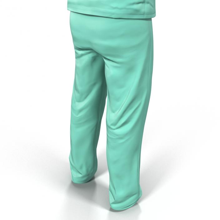 Surgeon Dress 18 with Blood 3D