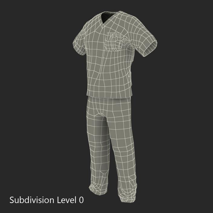 Surgeon Dress 19 with Blood 3D