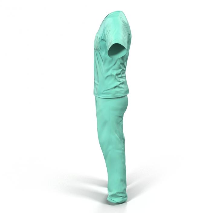 Surgeon Dress 19 with Blood 3D