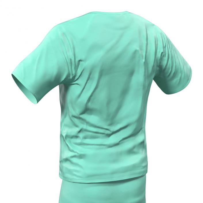 Surgeon Dress 19 with Blood 3D