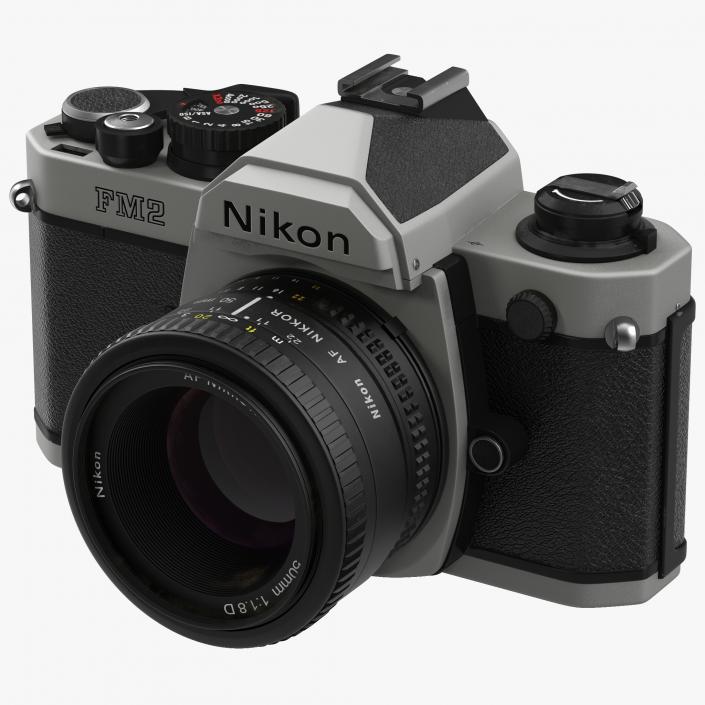 35 mm Film Camera Nikon FM2 3D