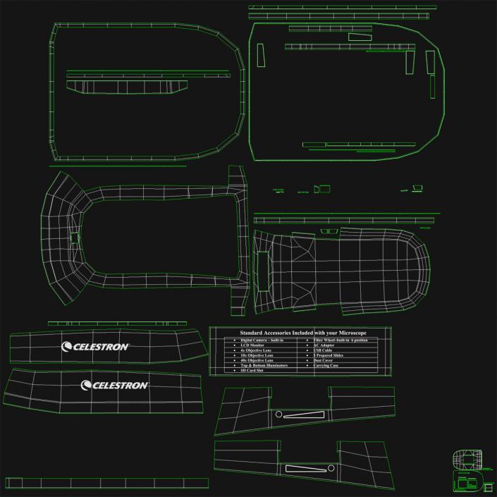 LCD Digital Microscope Celestron 3D