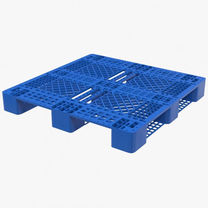 Plastic Pallet Blue 3D model