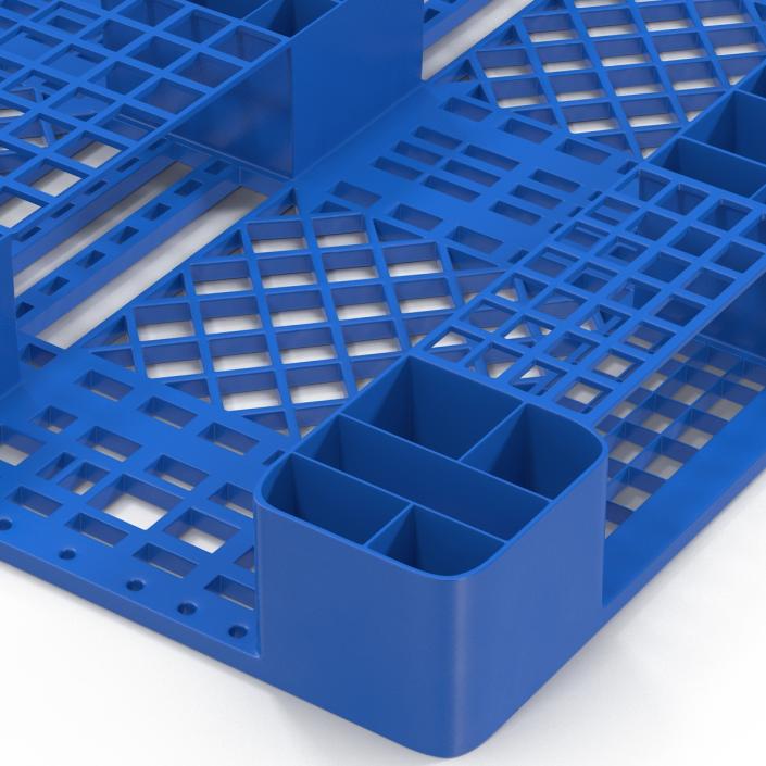 Plastic Pallet Blue 3D model