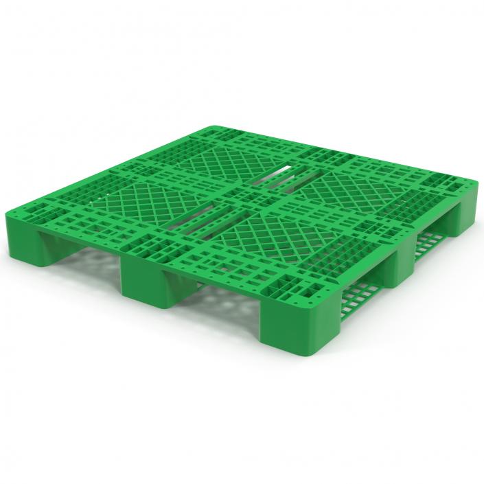 3D model Plastic Pallet Green