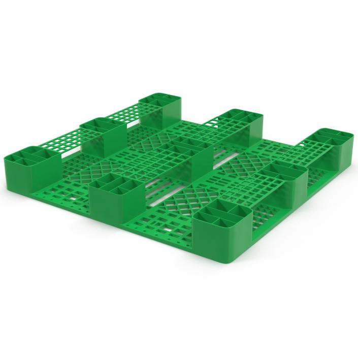 3D model Plastic Pallet Green