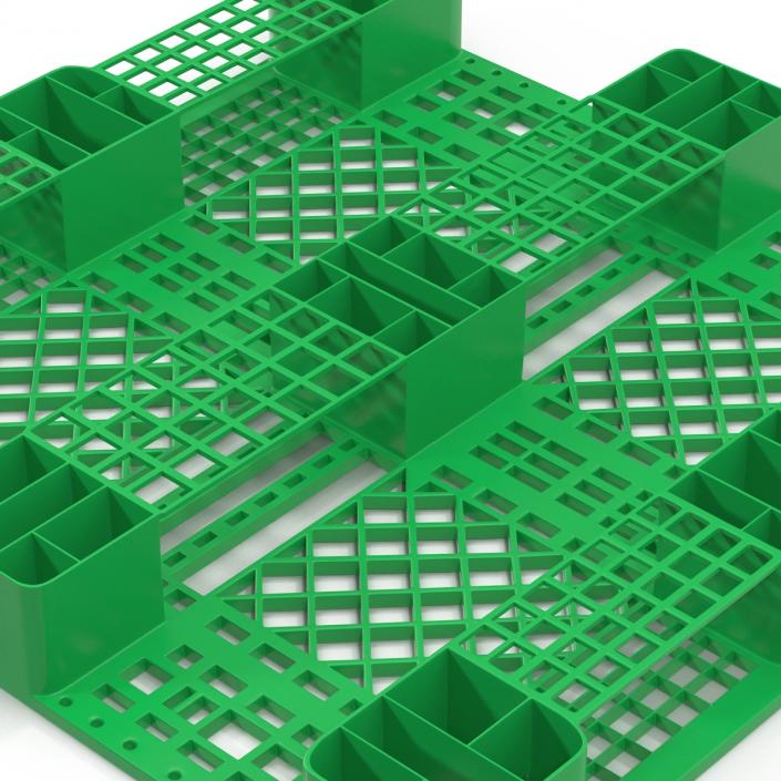 3D model Plastic Pallet Green