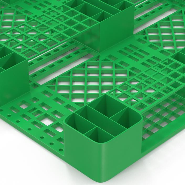 3D model Plastic Pallet Green