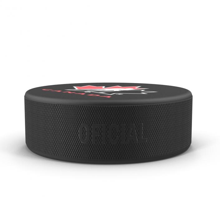 3D Hockey Puck 3 model