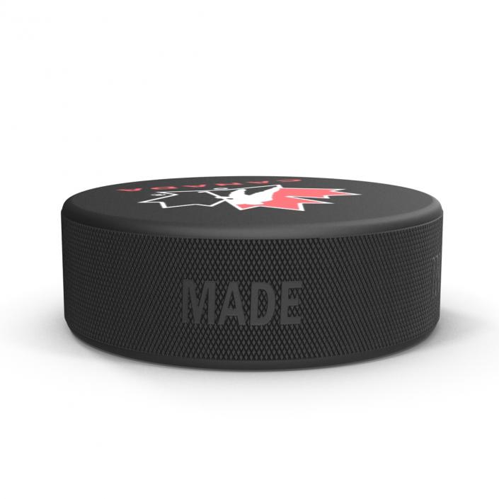 3D Hockey Puck 3 model