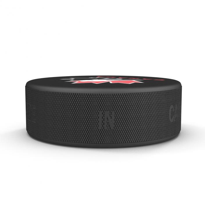 3D Hockey Puck 3 model