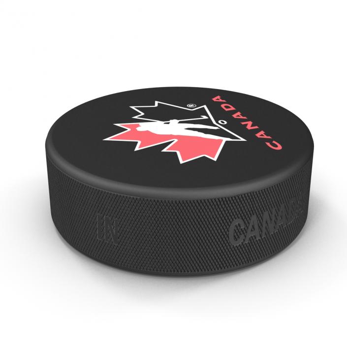 3D Hockey Puck 3 model