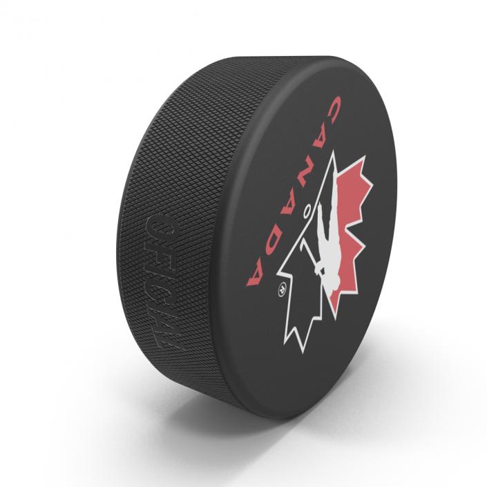 3D Hockey Puck 3 model